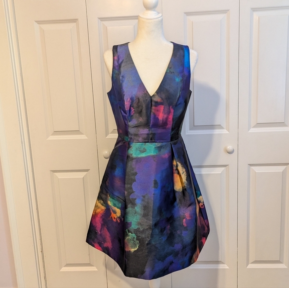 Modcloth and Anthropologie Hutch watercolor dress - Picture 1 of 5